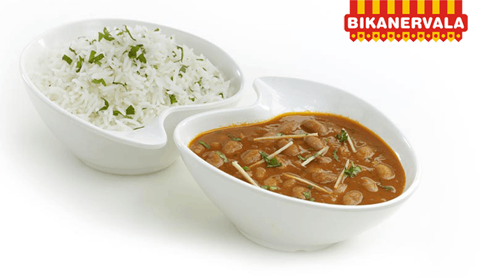 ethnic Indian entrees rajma chawal Bikanervala Food service restaurant catering by rahein.com